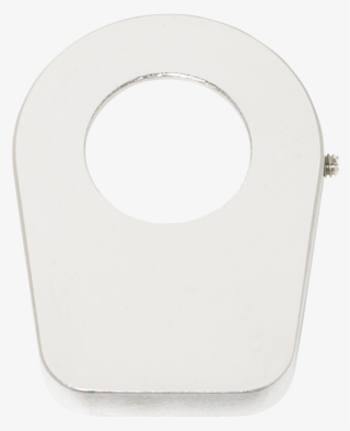 50 Inch Keyhole Cast Stainless Steel Escutcheon - Circle #5634898