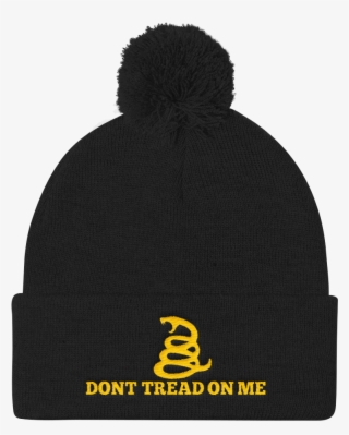 Don't Tread On Me Knit Cap - Pom Pom Hat, Beanie, Beanie Hat, Pom Pom Beanie, Instagram #5635080