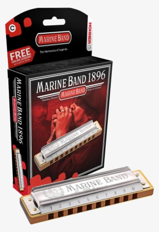 Hohner Marine Band Harmonica Key Of C - Harmonica Marine Band 1896 #5635281