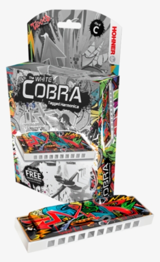 Hohner White Cobra Tagged Harmonica Key #5635971