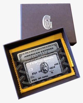 03 - Painted Goyard Card Holder #5636096