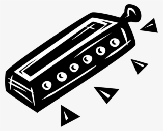Vector Illustration Of Harmonica Mouth Organ Free Reed #5636165