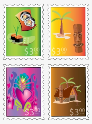 Made With Template For Stamps And Clips From Inside - Design #5636360