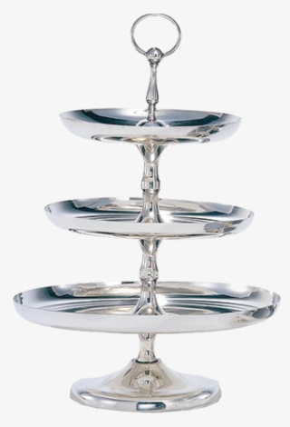 Cake Stand 3 Tiers H 68 Cm, Trays Ø 45, 35 And 28 Cm - Paque Children Of Court Of Total Ville #5637171