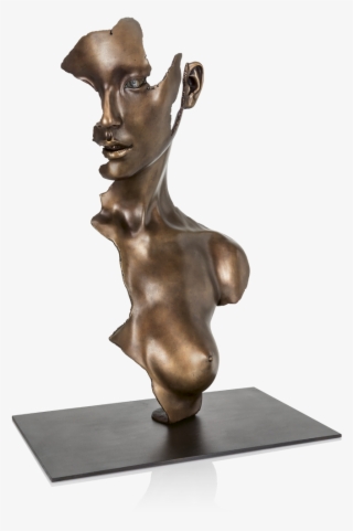 Fragmented Girl - Contemporary Art Sculpture Png #5637232