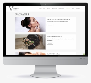 Vitality Medi-spa Website Designed In Halifax Ns By - Cell Phone Tablet Computer Clipart #5637907