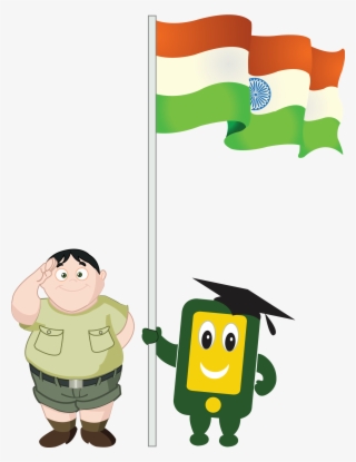 Independence Day Is A Day When People In India Pay - Png Indian Flag Independence Day #5637985