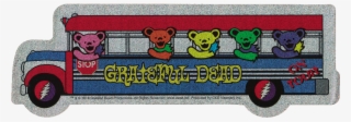 Grateful Dead Dancing Bears On The Bus - Grateful Dead - Bears On Tour Bus - Sticker #5639129
