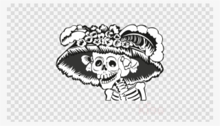 Dia De Los Muertos Clipart Day Of The Dead Encapsulated #5639248