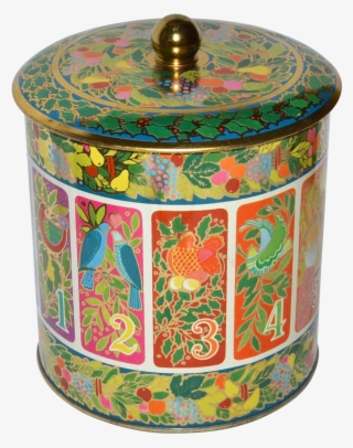 Hallmark ~ 12 Days Of Christmas Candy Or Cookie Tin #5643307