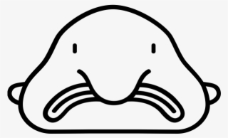 Blobfish Black And White #5643737