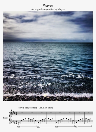 Musescore Piano Sheet Music, Waves, Piano Music Notes, #5644837