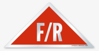 Roof Truss Construction - Mysafetysign - F/r Triangular, Red Background, Adhesive #5645380
