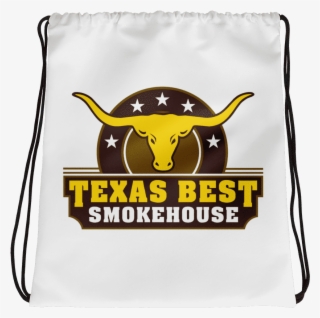 Texas Best Smokehouse Drawstring Bag - Stripes Shaved For Battle #5645773