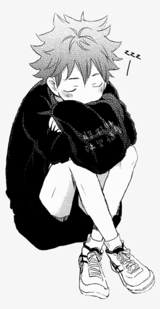 Transparent Haikyuu Karasuno Crows Vector Library Library - Shoyo Hinata Sleep #5646090