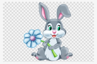 Clipart Resolution 600*600 - Bunny Clipart Transparent Background #5646370