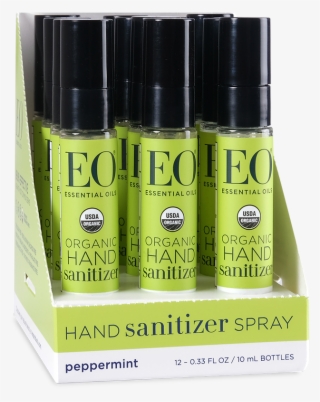 Eo Organic Peppermint Botanical Hand Sanitizer Spray - Small World Trading Company #5646795