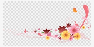 Corner Flowers Design Png Clipart Floral Design Flower - Fist Bump Transparent Background #5647351