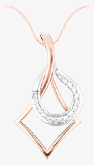 Rhombus Pendant - Rose Gold - Locket #5648724
