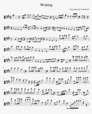 Wishing Sheet Music Composed By Transcribed By Violaweeb - Mamma Mia For Flute #5648725