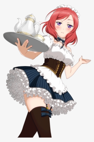 Download Images - Love Live Maid Maki Transparent #5651080