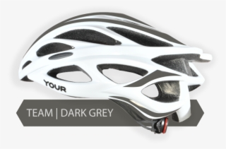 Your Helmets Team White 00 Left Dark Grey - Warna Jingga #5652872