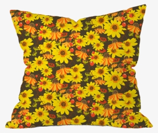 Autumn Mums Floral Pillow Cover #5653640