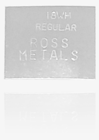 18k White Gold Plate Solder - Memorial #5656070