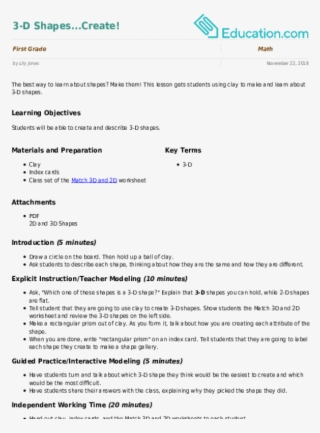 3-d Shapescreate - Symbolic Self Portrait Worksheet #5657141