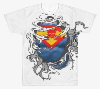 Super Dlcc Ripped All Over Printed T Shirt - Christmas 2017 Meerkat Shirt, Funny Halloween Costume #5657527