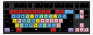 Mac Fcpx By Skeletor 87-key Custom Mechanical Keyboard #5657920