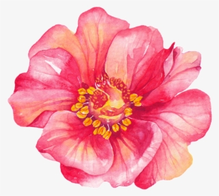 Red Petals Cartoon Transparent - Hibiscus Bienvenue #5659906