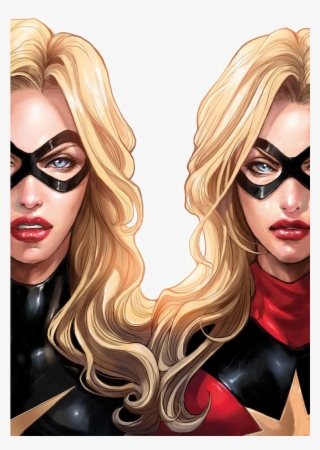 Carol Danvers Free Png Image - Ms Marvel And Moonstone #5661987
