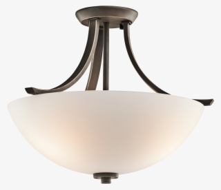 Bulb Semi Flush Ceiling Light Oz #5663860