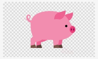 Pink Pig Icon Clipart Domestic Pig Computer Icons - Nube De Mensaje #5664562