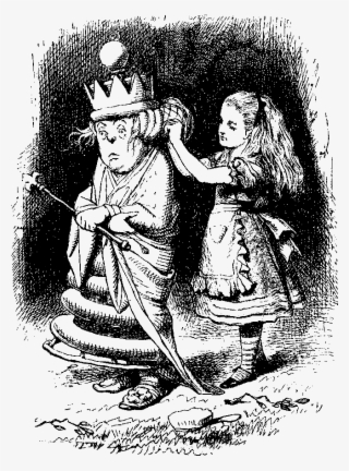 And, The Third Digital Alice In Wonderland Illustration - Tenniel Faint #5665195