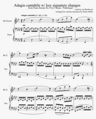 Print - Changes Clarinet Sheet Music #5665590