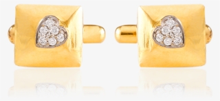 Heart On The Sleeve Diamond Cufflinks - Earrings #5665916