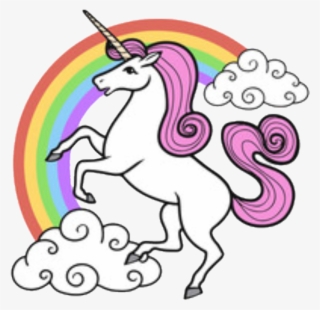 Rainbow Rainbows Unicorns Unicorn - Cartoon Images Of Unicorn #5671455