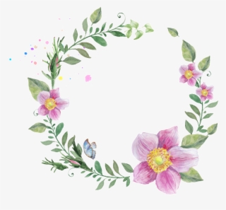 Sen Elegant Hand Painted Garland Decorative Elements - Printable In Loving Memory Sign Wedding #5672719