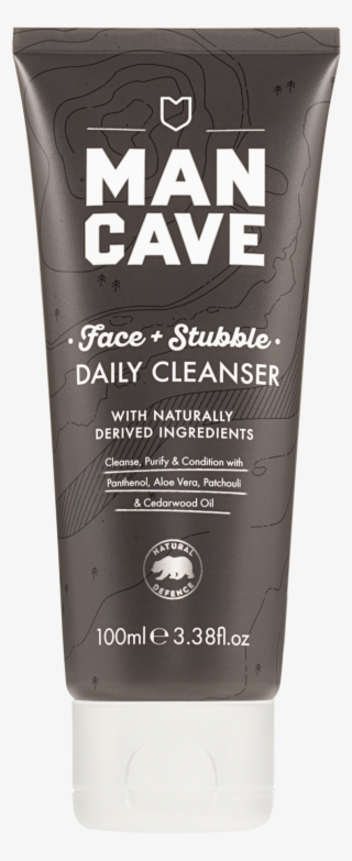 Mancave Face And Stubble Daily Cleanser Is A Grey 100% #5673021