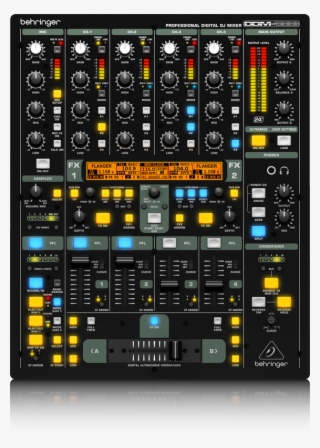 Behringer Ddm4000 Digital Pro Dj Mixer - Behringer Ddm4000 4-channel Digital Dj Mixer #5674425