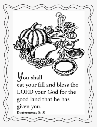 Thanksgiving Coloring Pages For Sunday School With - Thanksgiving Bible Coloring Sheet #5674426
