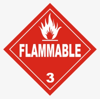 Flammable Class 3 Placard - Flammable Gas Placard #5676553