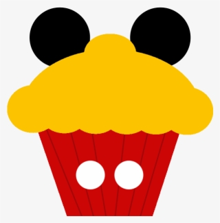 Cupcakes Clipart Mickey Mouse Cupcake - Mickey Mouse Cake Clipart #5676877