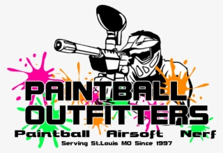 94b01c - Paintball Player Silhouette Sport Stylish Sticker Housewares #5678817