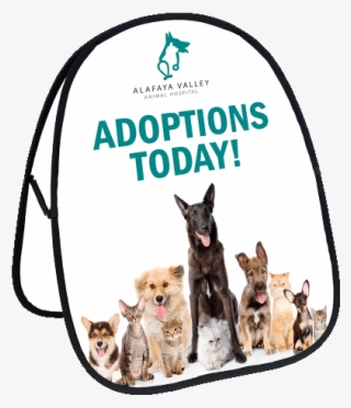Vertical Pop Up Banner Large - Moslion Wall Tapestry, Animals Cats And Dogs One Side #5679822