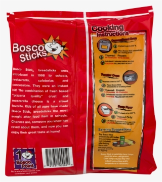 Bosco Sticks 4" Breadsticks Stuffed With Mozzarella - Boscos Bosco Sticks Breadsticks, Mozzarella Cheese #5681030