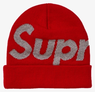 Supreme Reflective Big Logo Beanie #5682364