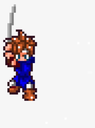 Blue Samurai - Samurai Pixel Art Logo #5682576